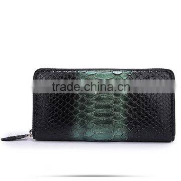 Custom Logo Lady Luxury Genuine Python Snake Skin Leather Clutch Bag Wallet for Women photo-6