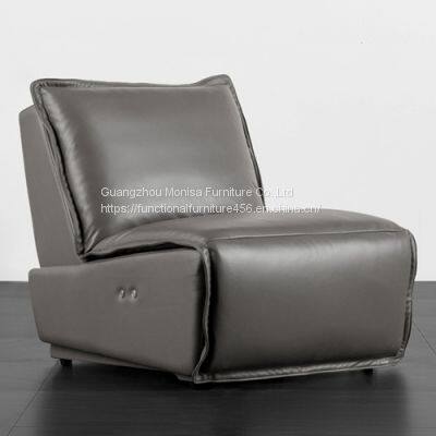 Nordic Family Single Functional Sofa Sofa Chair Modern Leather Art Leisure Single Chair Coffee Chair photo-3