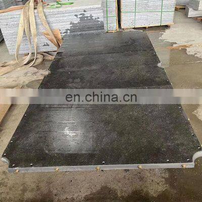 Wholesale Natural Stone Slabs for Billiards and Snooker Table Conutertop Black Limestone photo-4