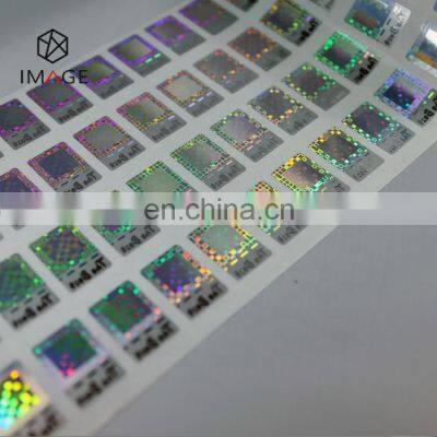 Die Cut Anti-counterfeiting Holographic Label Sticker