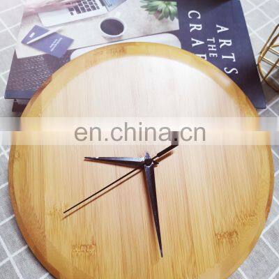 Wood Wall Clock Modern Concise Design Eco Friendly Circular Pendulum Wooden Wall Clock photo-4