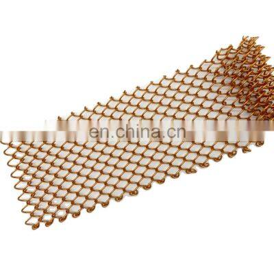 High quality aluminum chain link mesh curtain mesh