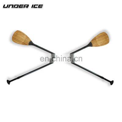 Top Quality Super Lightweight Bamboo FULL Carbon Paddle Adjustable 3-pieces