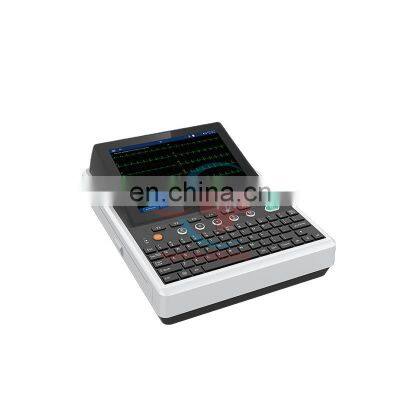 HC-H004C Medical portable digital electrocardiograph 12 channel ECG machine price