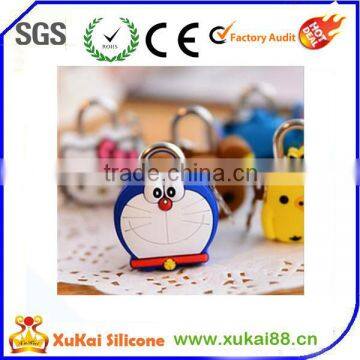 Eco-friendly silicone case metal lock