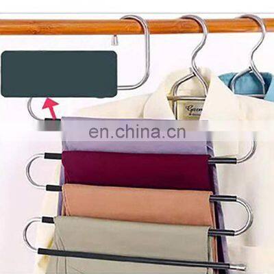 Personalized Classic Multilayer Cheap Branded Wholesale Custom Logo Stainless Steel Children Hangers photo-4