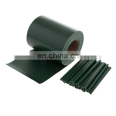 Green Gray Sichtschutzstreifen Decorative Garden Tape Fence Privacy Pvc Tarpaulin Strip Screen Roll photo-5