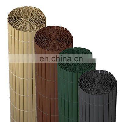 Hot Selling Bamboo Fencing 4m Roll Artificial Garden PVC Sichtschutzmatte
