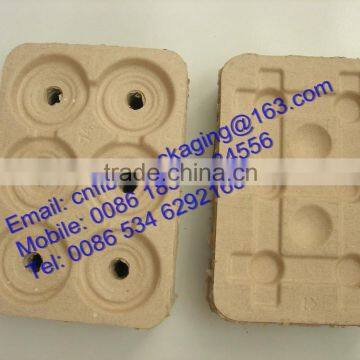 OEM orders Eco-friendly paper pulp cup tray for sale