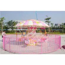 Zhongshan Tai Le Play Children's Indoor and Outdoor Small and Medium-sized Glass Steel Children's Rotating Flying Chair Colorful Flying Chair Waterproof Exemption Amusement Equipment Playground Must-have photo-3