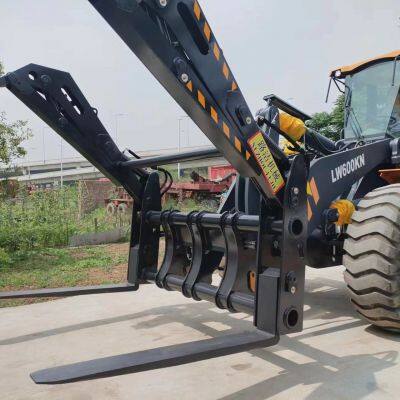 XCMG LW600KN Wheel Loader Attachments Log Grapple Loader Forks photo-5
