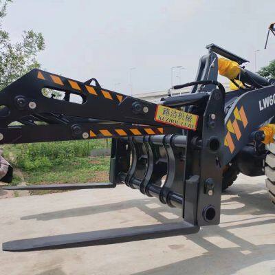 XCMG LW600KN Wheel Loader Attachments Log Grapple Loader Forks photo-4