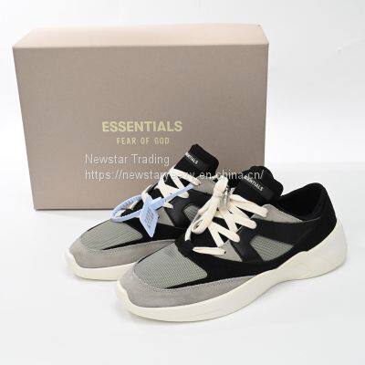 ES01W19U-SRLEFA3OFB Fear of God ESSENTIALS Half Heel Black Grey