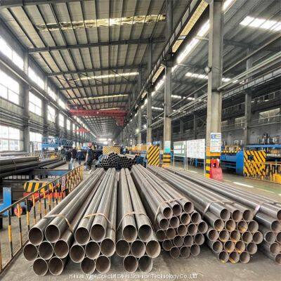 High Yield Yellow Section Welded Pipe ASTM Cold Bending Round Square Steel Pipe photo-5