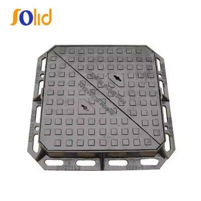 En124 Ductile Iron Cast Iron Double Triangle fuel tanker truck Manhole Covers Price