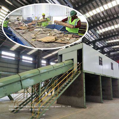 ZhengZhou ZhongCheng Environmental Equipment Large Urban Garbage Sorting Equipment Municipal Solid Waste Sorting Machines/RDF Making Equipment Manufacturing Line photo-4