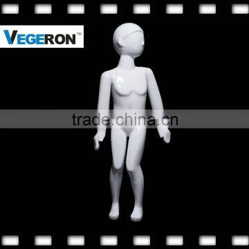 Hot Sell Full Body Fiberglass Kids Mannequin Abstract Mannequin With Sculptured Hair photo-5