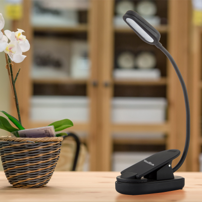 No Blu-Ray Book Lamp Mini Usb Rechargeable Book Reading Light in Bed Clip On Led Book Light photo-4