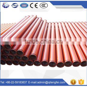 for concrete pump spare parts DN125**5.5mm*3m normal concrete pump steel pipe