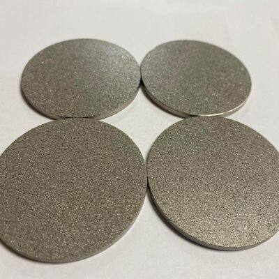 1 Pc Round Titanium Powder Sintered Plates Gas Distribution Conditioning System Air Stratification Filter Porous Titanium Plate 50μm photo-4