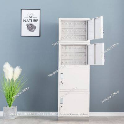 Secure Laboratory Slide Storage Cabinet with Lock - Heavy-Duty 18-Drawer System for Organized Sample Management