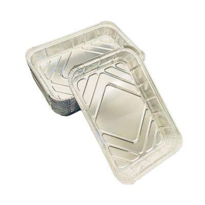 Large Capacity Aluminum Foil Container 2200ml Rectangular Baking Tray photo-2