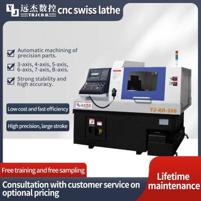 China Factory Hot Sales High Quality CNC Automatic Mini Swiss Type Lathe Machine Cut Tool for Metal