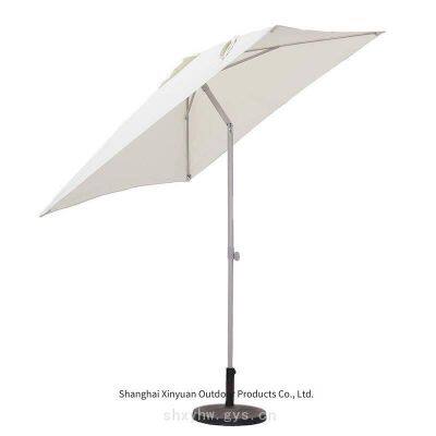 Square Fiberglass Rib Patio Umbrella, Garden Sunshade, Outdoor Beach Umbrella