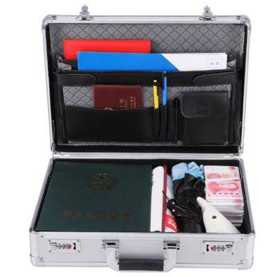 Professional Aluminum Briefcase - Premium Business Storage Solution With Secure Combination Lock, Ergonomic Handle System photo-4
