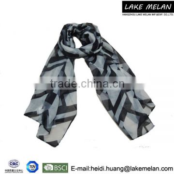 Hot Selling100%Polyester Woven Scarf For Lady SS 16