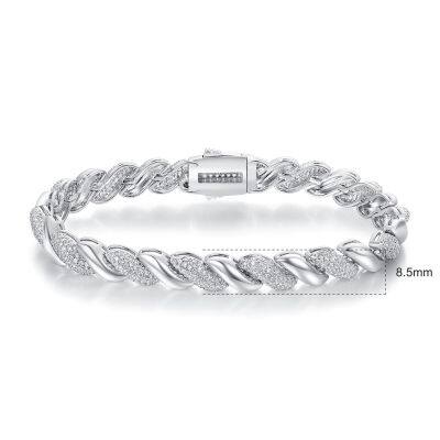 18K Plated Cuban Bracelet 5A Grade Zircon Simple Luxury Jewelry For Girlfriends Lovers Christmas Valentine Birthday Gift photo-2