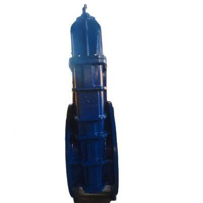 DIN PN16 Válvula de Portão Elétrica com Flange de Aço Fundido WCB, Válvula de Portão Elétrica com Selim Resiliente e Atuador