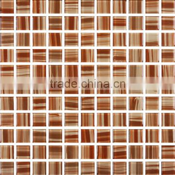 2014 factory price crackle glass mosaic tile