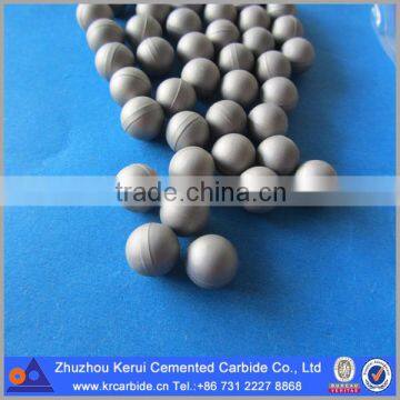 Zhuzhou manufacturer of 10mm ball blank tungsten carbide ball with a parallel band around one axis of the diameter