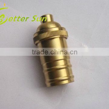 Brass Copper Light Socket Without Switch E27 Lamp Holder