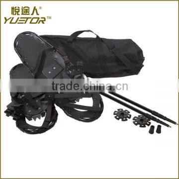 NEW and IMPROVED 2016 Model YUETOR All Terrain Adult Snowshoes With Poles and Carry Bag photo-2