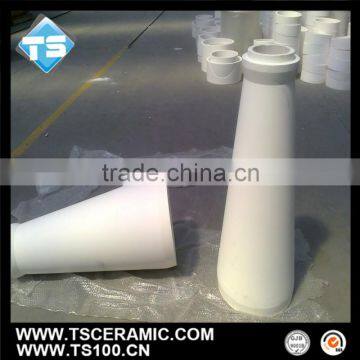 TS Alumina Al2O3 Cyclones Lining/Cone-shaped Tube