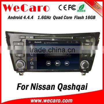 Wecaro in Dash Touch Screen Android 4.4.4 Car Radio Gps Dvd Player Navigation System Car Audio System for Nissan Qashqai 2014 Quality Choice photo-2