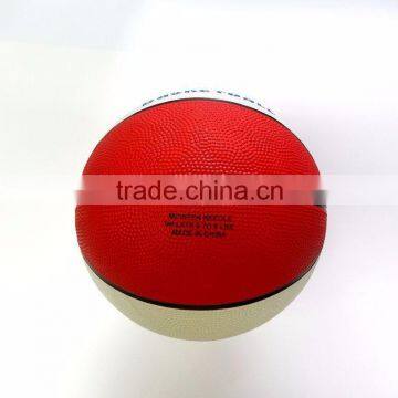 Cololful Logo Rubber Basketball