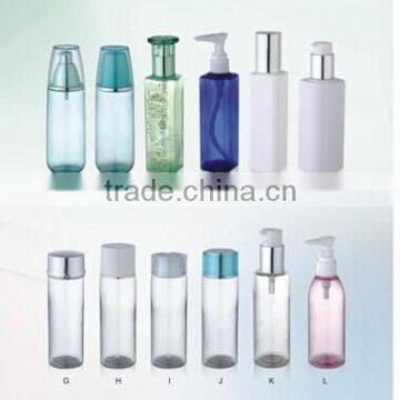 Skin Care Use Cosmetic Plastic Bottle With Gold Cap