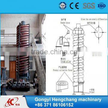 Corrosion Resistant Mineral Gravity Separator Spiral Chute for Processing Plant