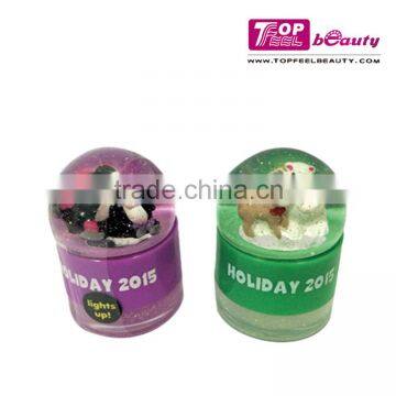 Fashion design LED light &poly material lip balm/lipgloss for kids