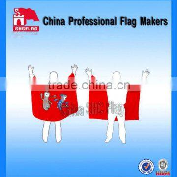 Direct printing polyester flag material of body flag and cape flag