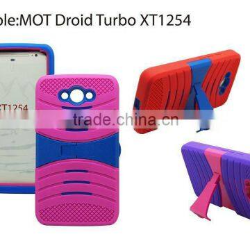 Sound wave heavy duty shock proof case cover for Motorola Droid Turbo