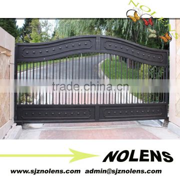 Lower Cost Cheap Wrought Iron Gate With Spear Points Point/Decoration Gate Garden Gate Iron Gate