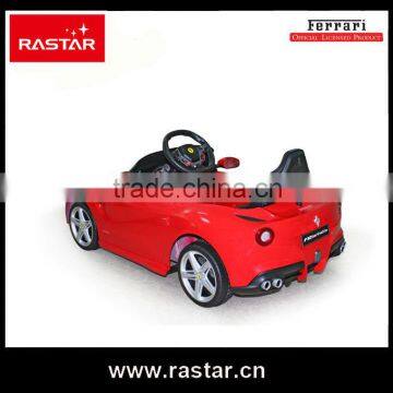 Rastar hot sell Ferrari licensed 4 wheel electric ride on car toy for kids