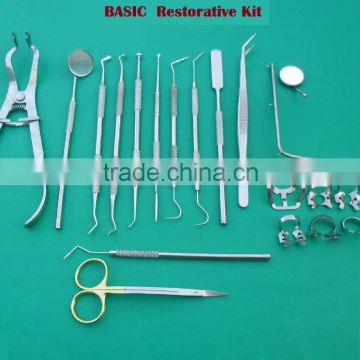 Basic Restorative Kit Surgical Dental Instruments