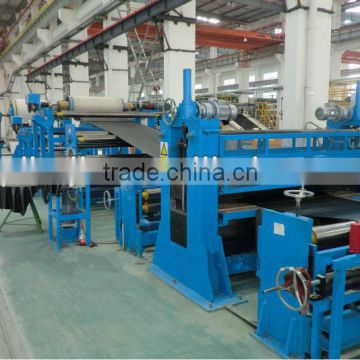 Rubber forming machine of conveyer belt production line