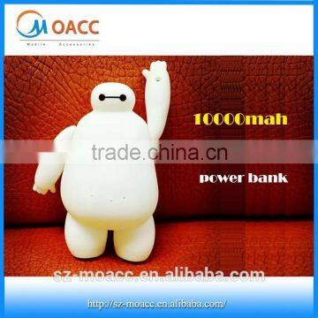 new design baymax 10000mah power bank,cute cartoon cell phone power bank