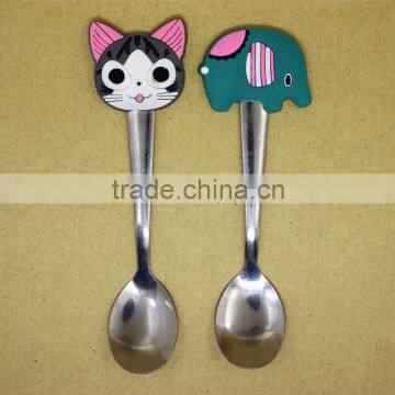 Custom logo wholesale price stainless kids spoon